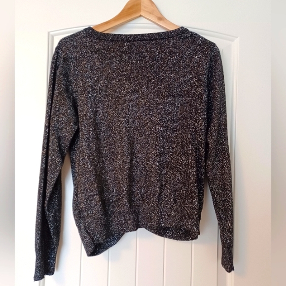 Black sparkly sweater Size M/L - Picture 3 of 10